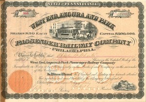 West End, Angora and Park Passenger Railway Co.